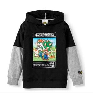 Super Mario Bros Hoodie Size XXL NWT